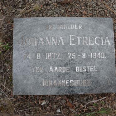 MARAIS Jacobus Stephanus 1870-1948 &amp; Johanna Etrecia 1872-1940
