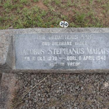 MARAIS Jacobus Stephanus 1870-1948