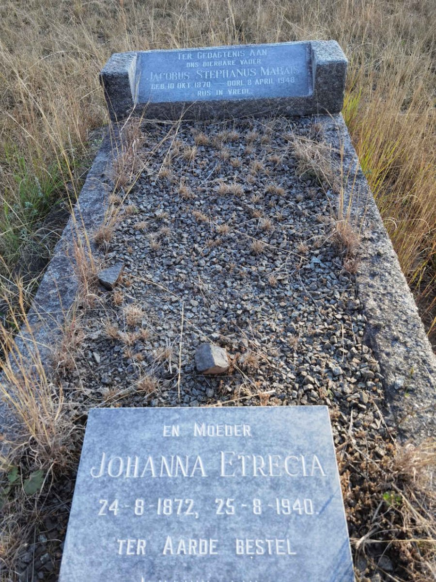 MARAIS Jacobus Stephanus 1870-1948 &amp; Johanna Etrecia 1872-1940