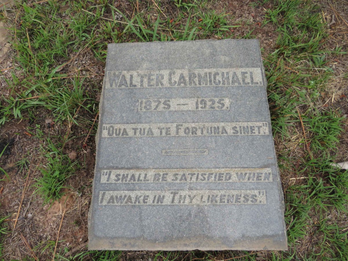 CARMICHAEL Walter 1875-1925