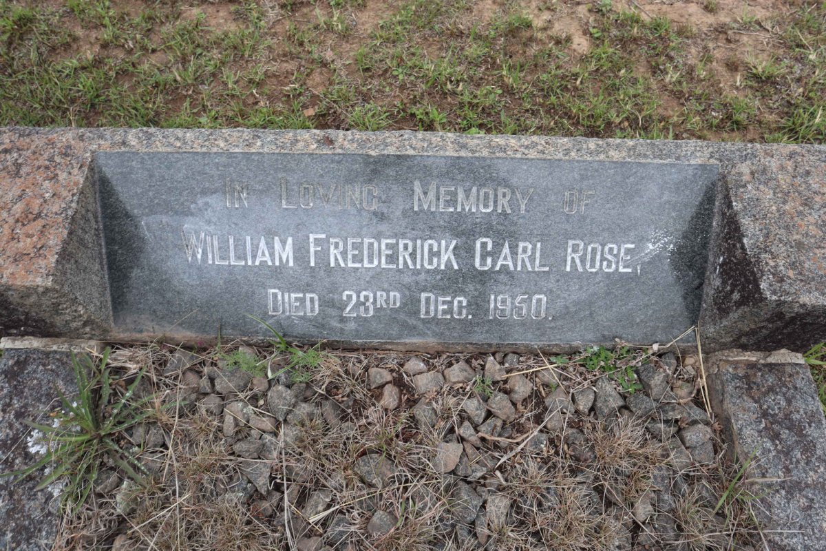 ROSE William Frederick Carl -1950