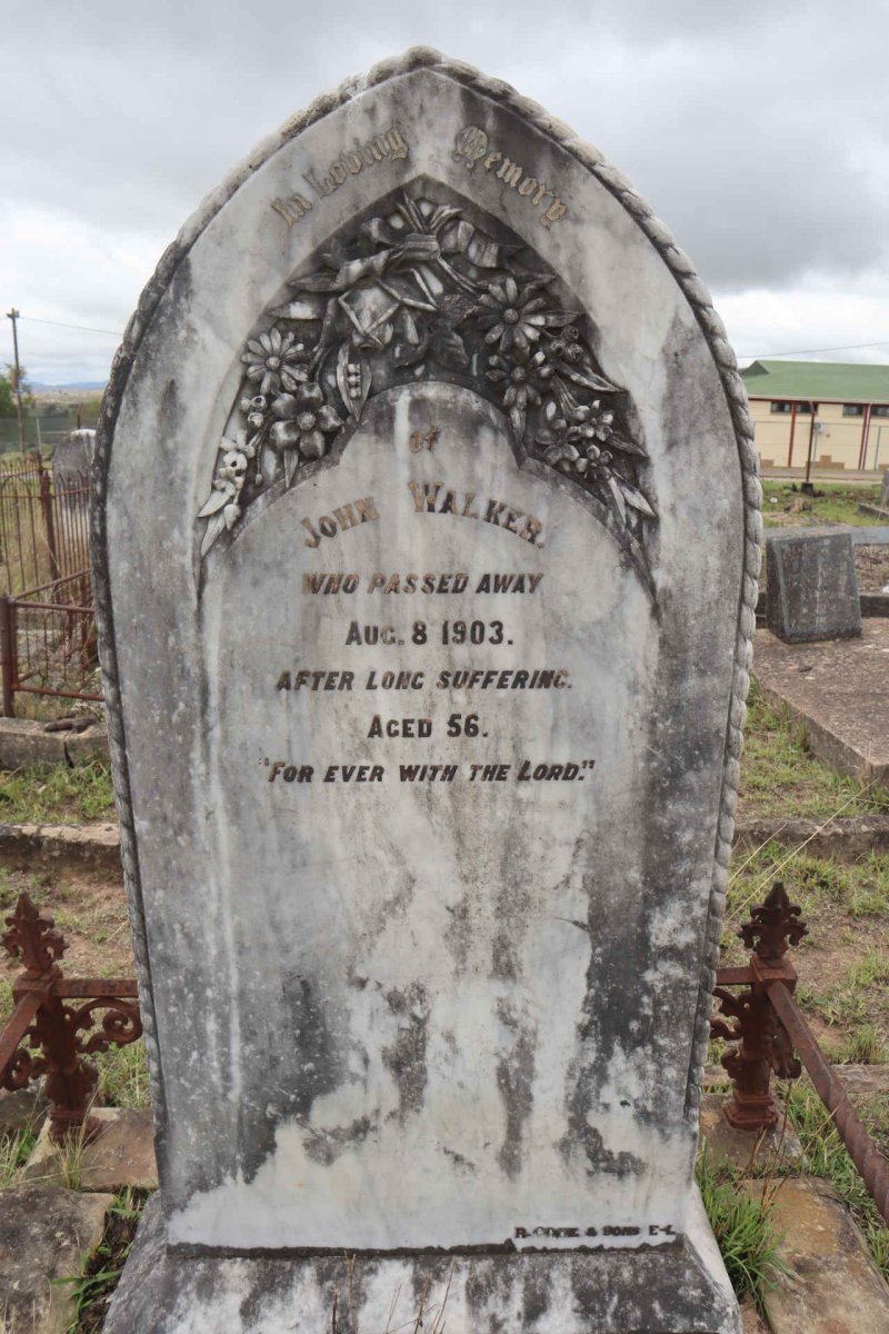 WALKER John -1903