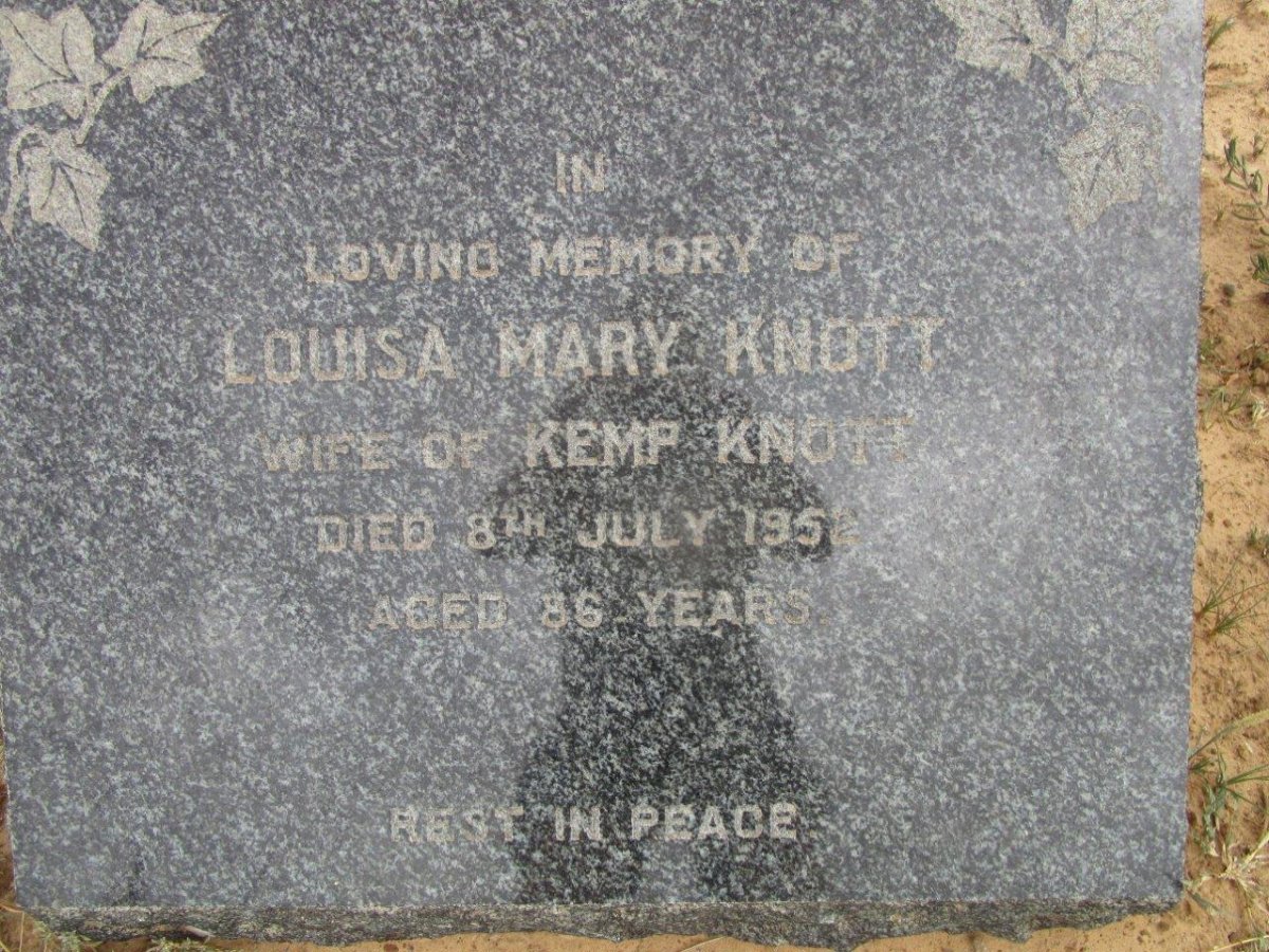 KNOTT Louisa Mary -1952