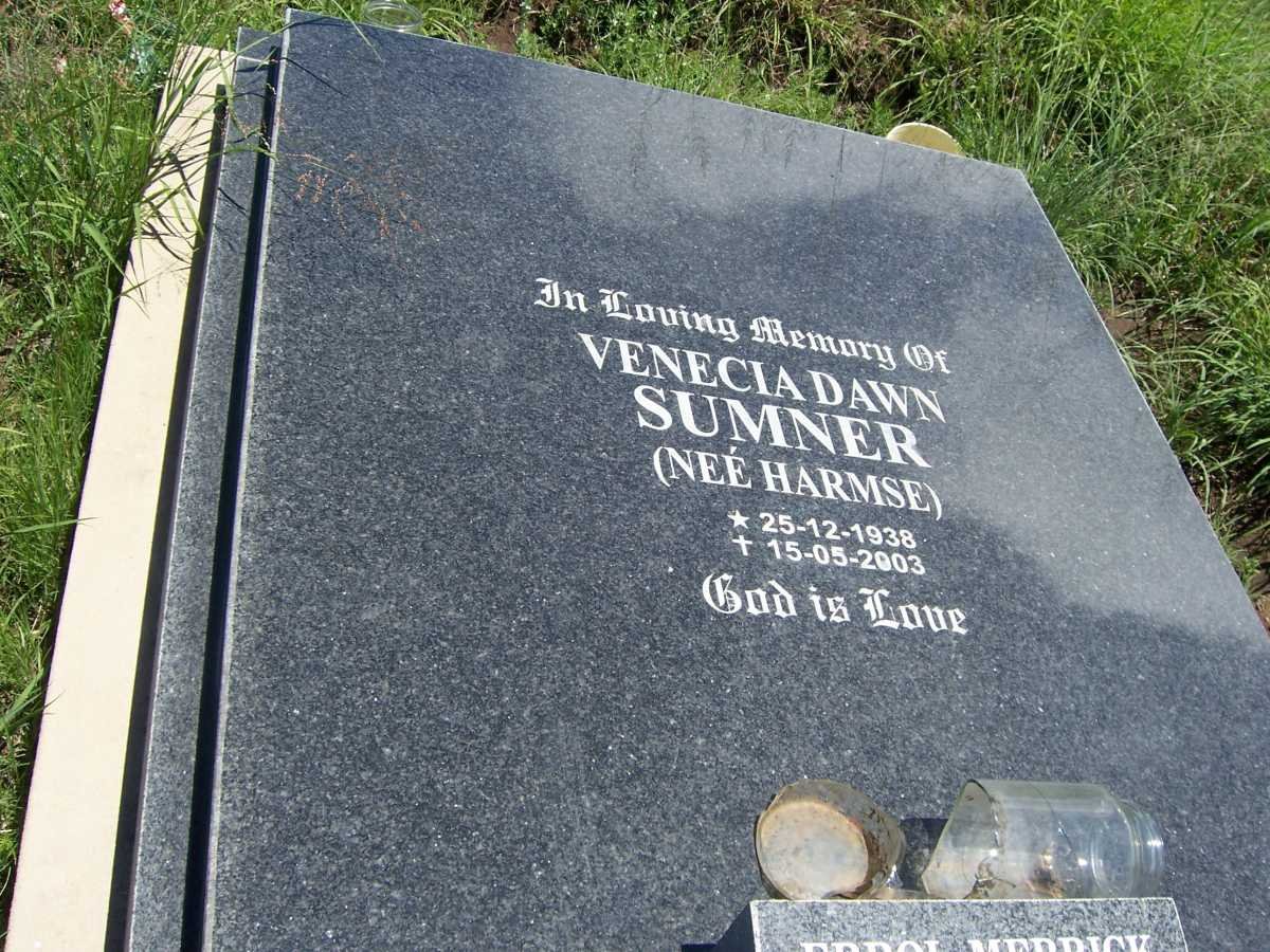 SUMNER Venecia Dawn nee HARMSE 1938-2003