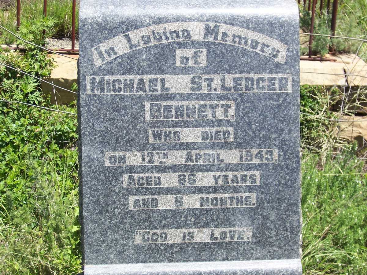 BENNETT Michael St.Ledger -1943