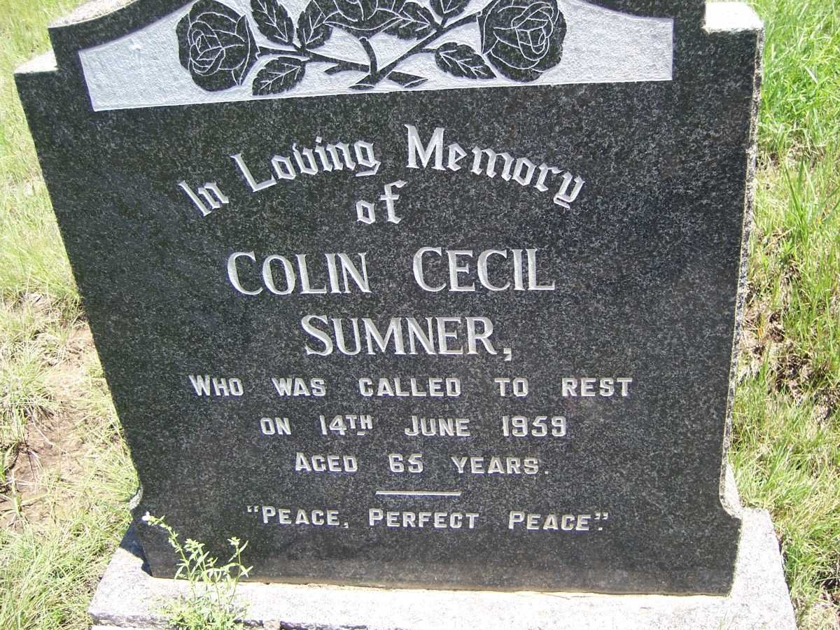 SUMNER Colin Cecil -1959