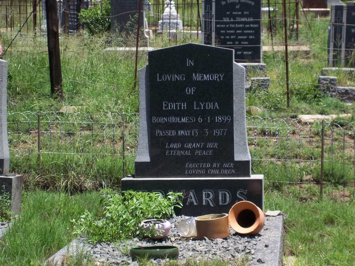 EDWARDS Edith Lydia nee HOLMES 1899-1977