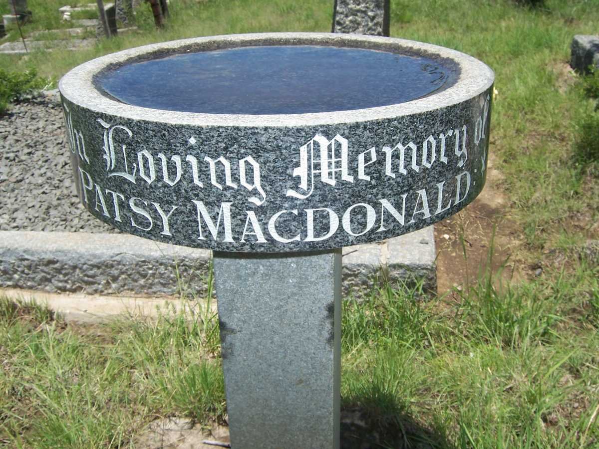 MACDONALD Patsy 1907-1987