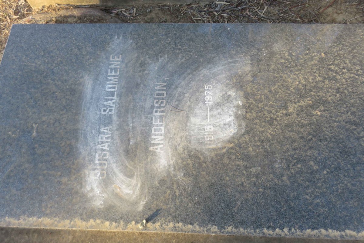 ANDERSON Susara Salomene 1915-1975