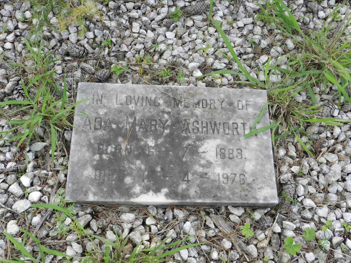 ASHWORTH Ada Mary 1889-1978