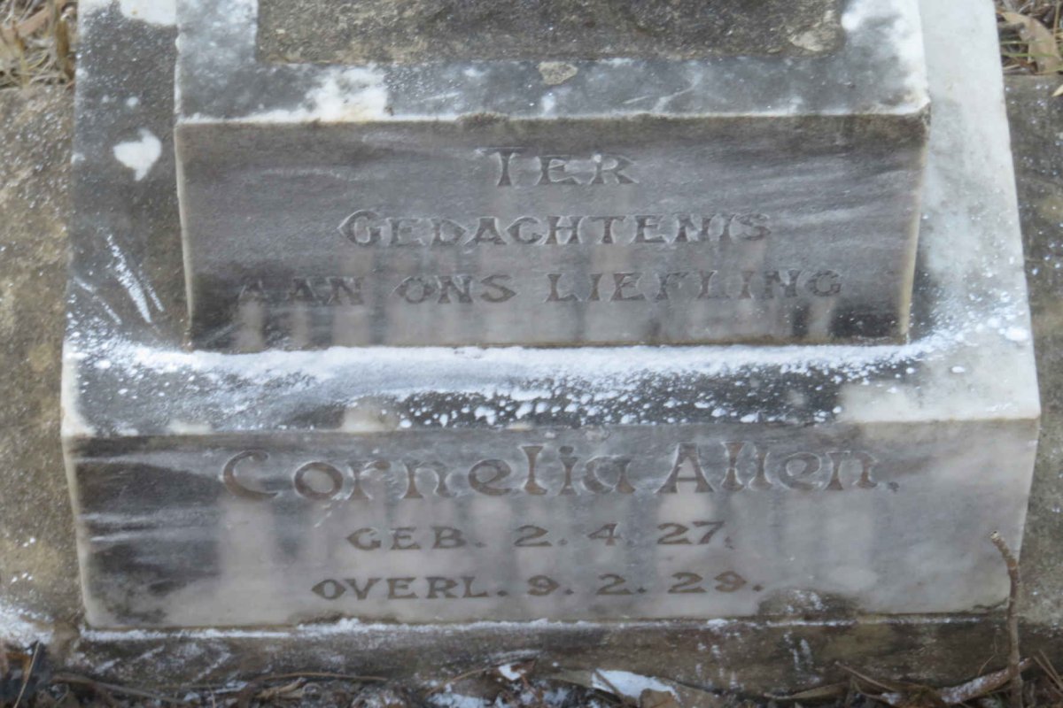ALLEN Cornelia 1927-1929