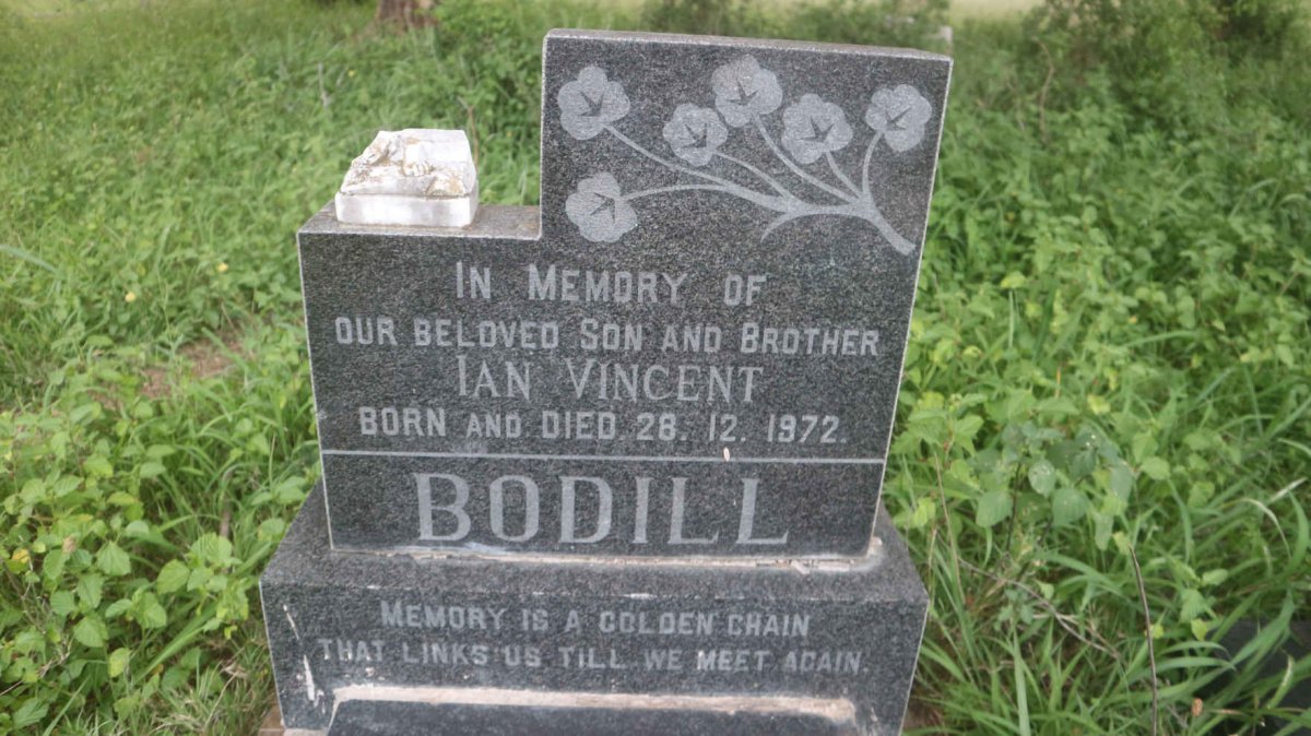 BODILL Ian Vincent 1972-1972