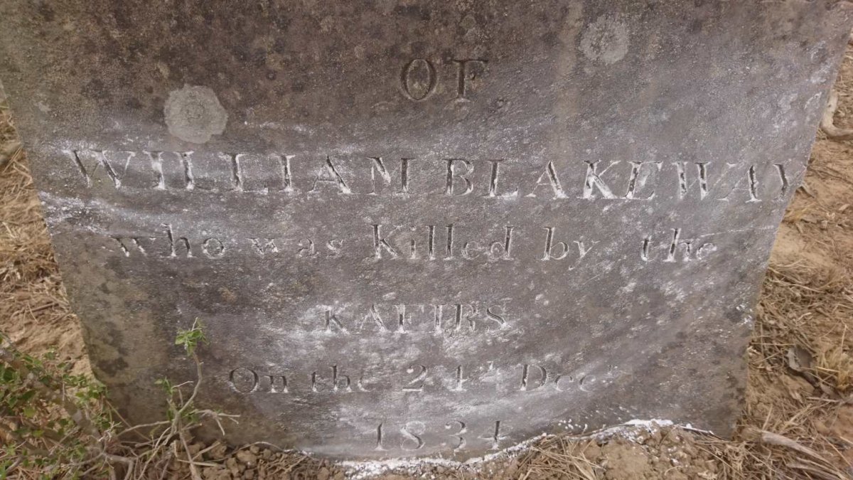 BLAKEWAY William -1834