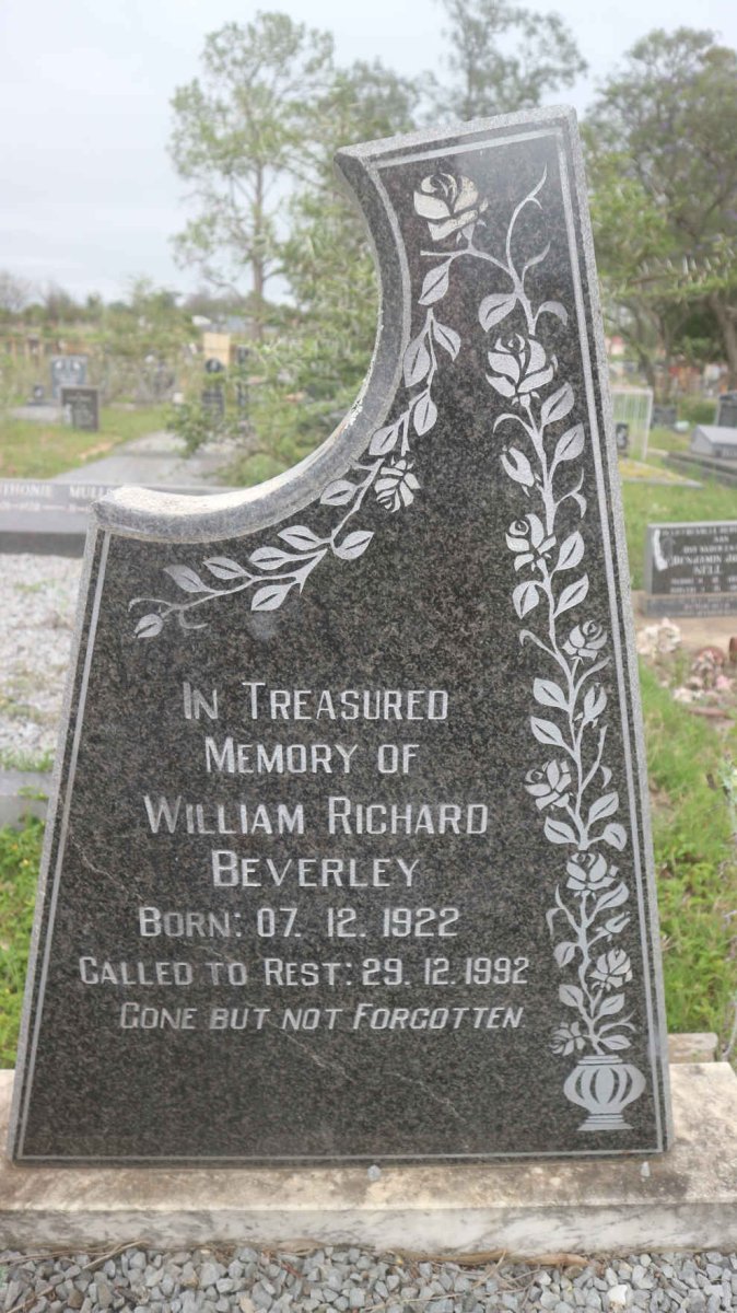 BEVERLEY William Richard 1922-1992