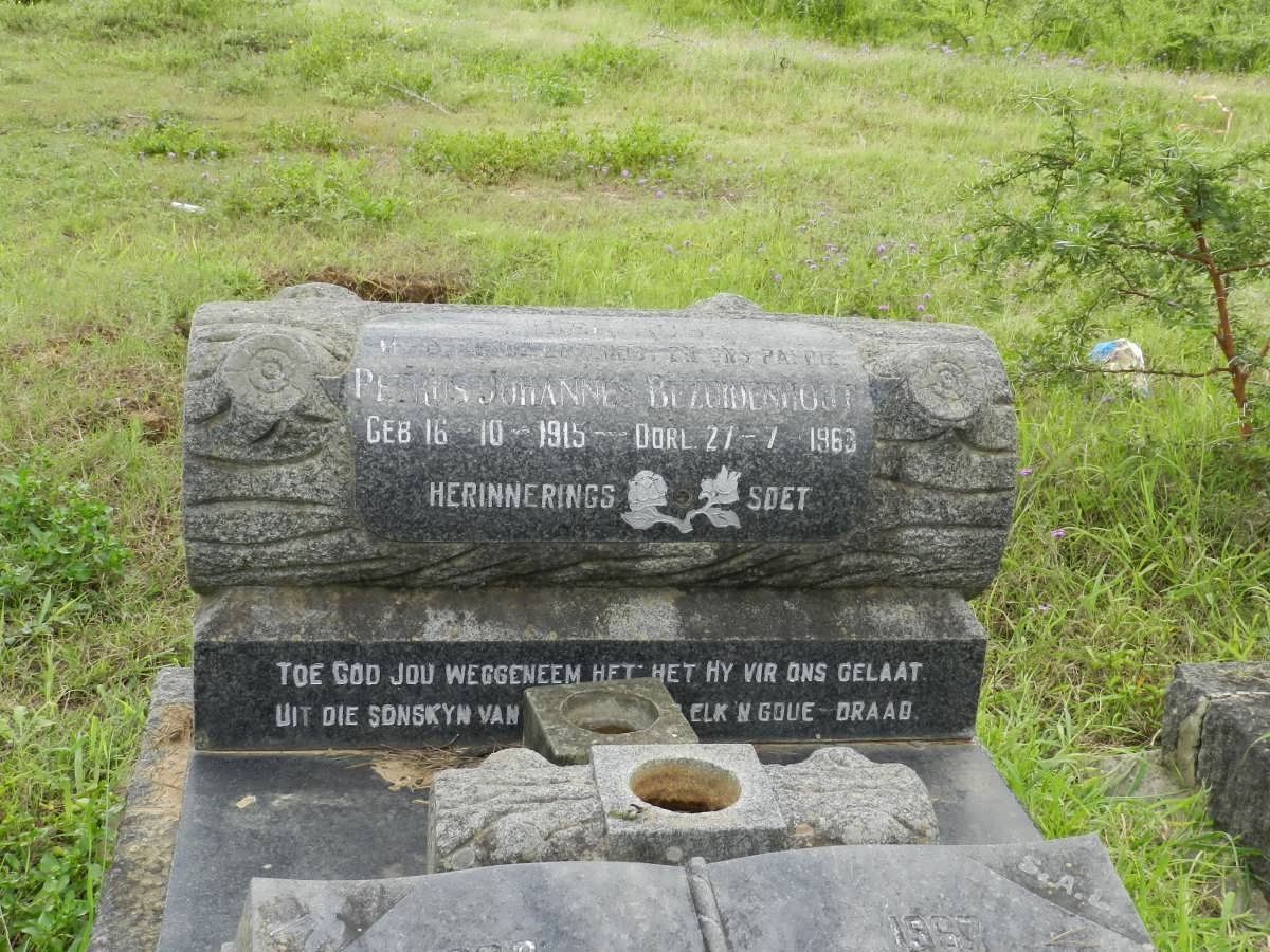 BEZUIDENHOUT Petrus Johannes 1915-1963