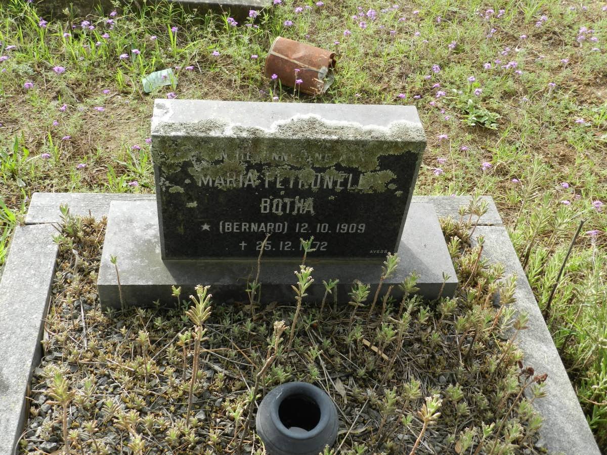 BOTHA Maria Petronella nee BERNARD 1909-1972
