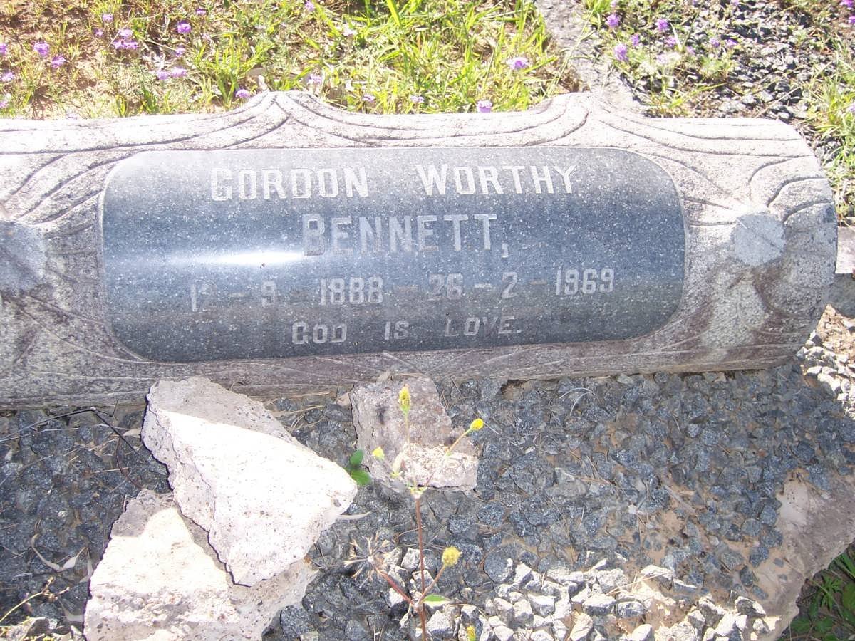 BENNETT Gordon Worthy 1888-1969