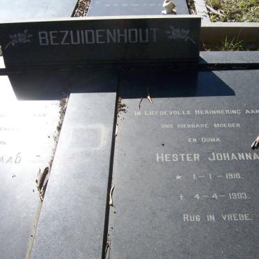 BEZUIDENHOUT Hester Johanna 1916-1993