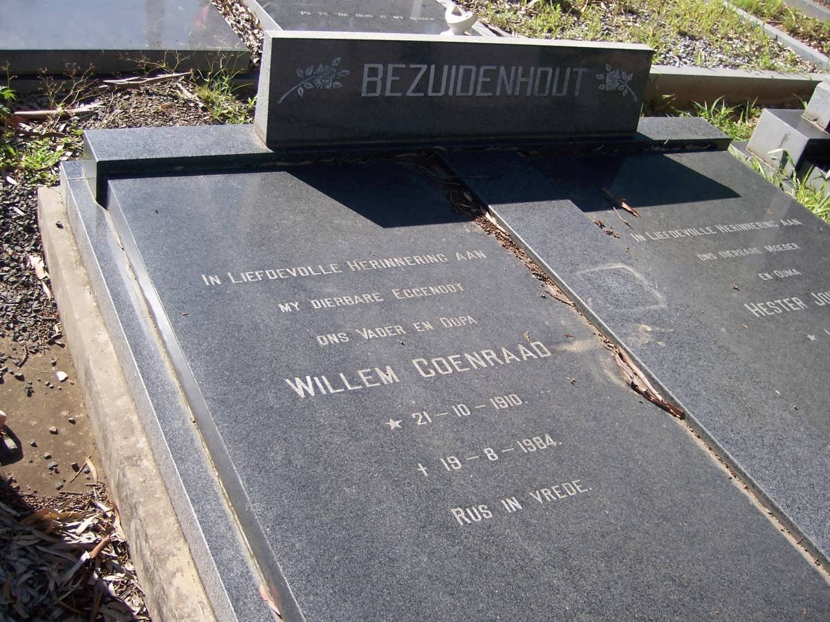 BEZUIDENHOUT Willem Coenraad 1910-1984