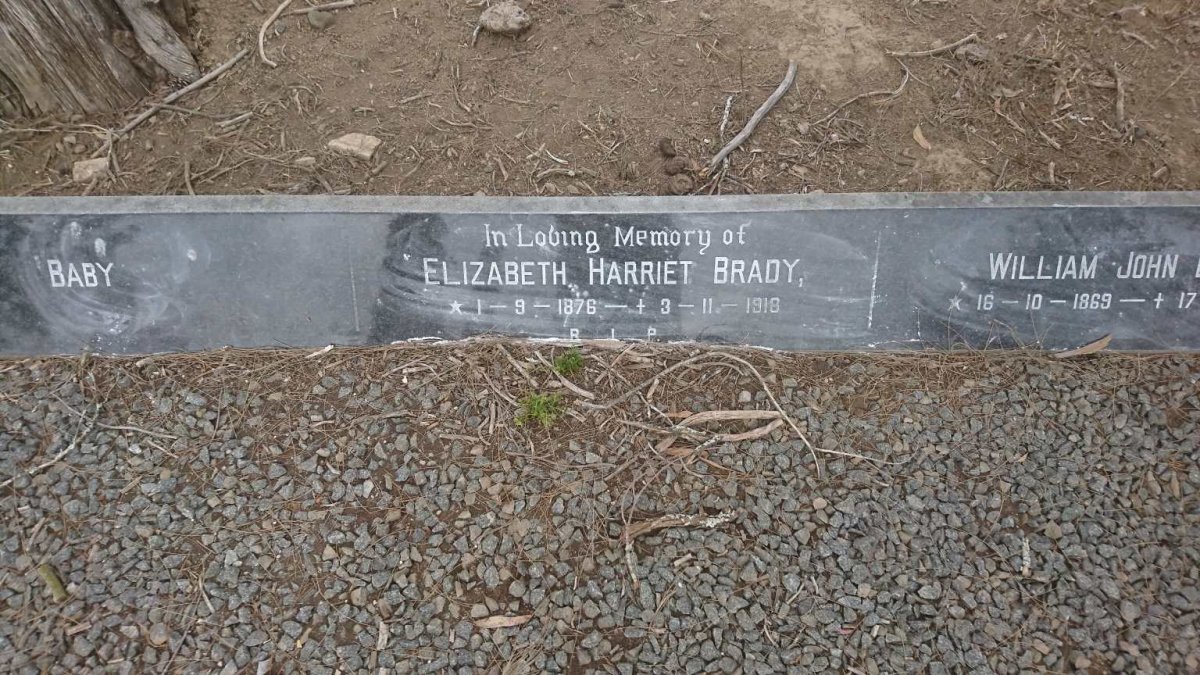 BRADY William John 1869-1936 &amp; Elizabeth Harriet 1876-1918 :: BRADY Baby