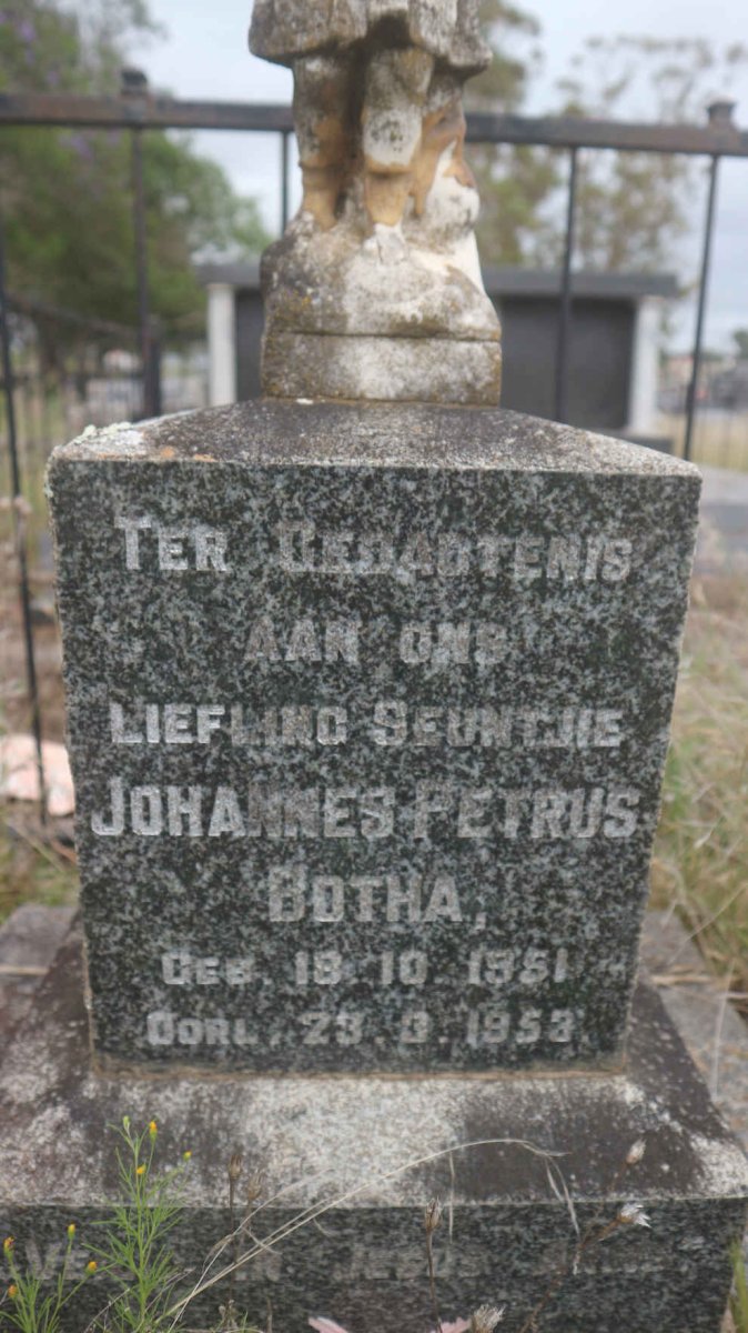BOTHA Johannes Petrus 1951-1953 