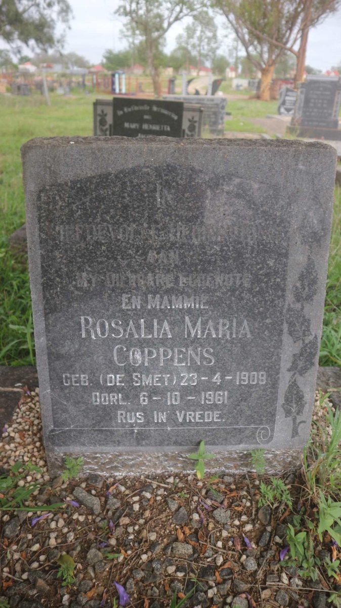 COPPENS Rosalia Maria nee DE SMET 1909-1961