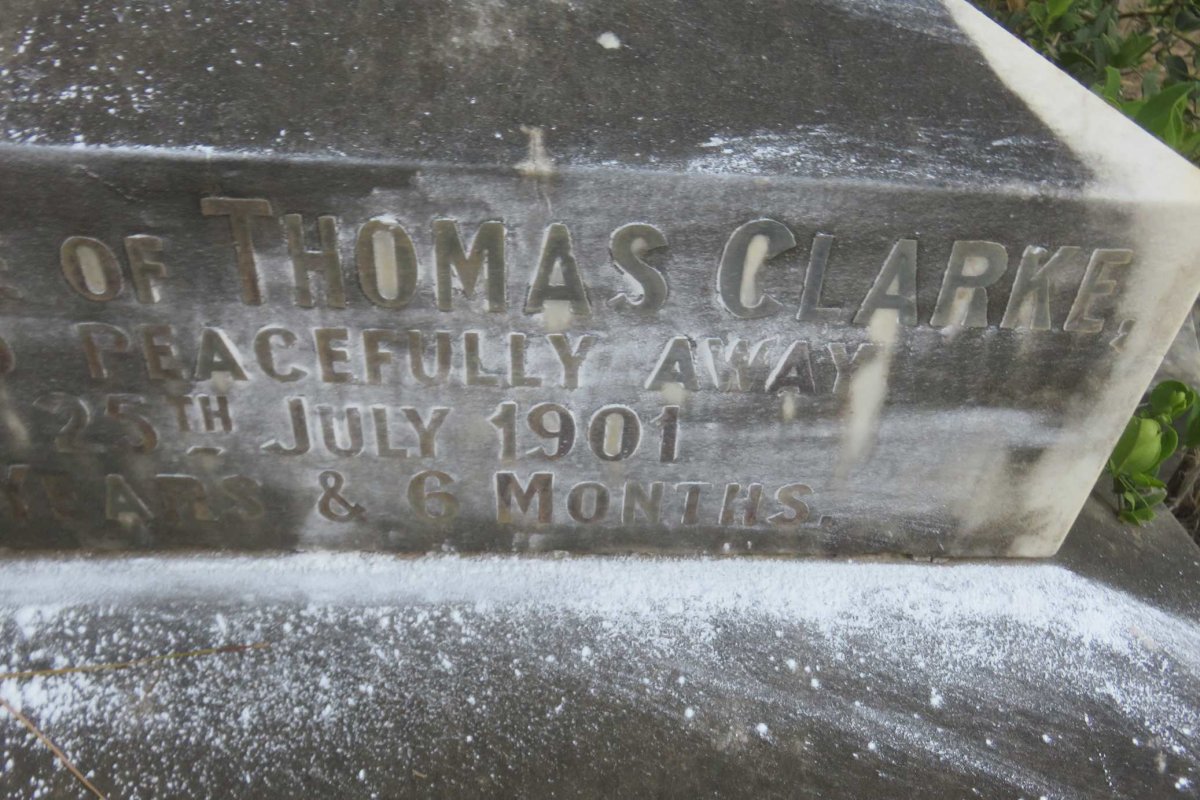 CLARKE Thomas -1906 &amp; Elizabeth -1901
