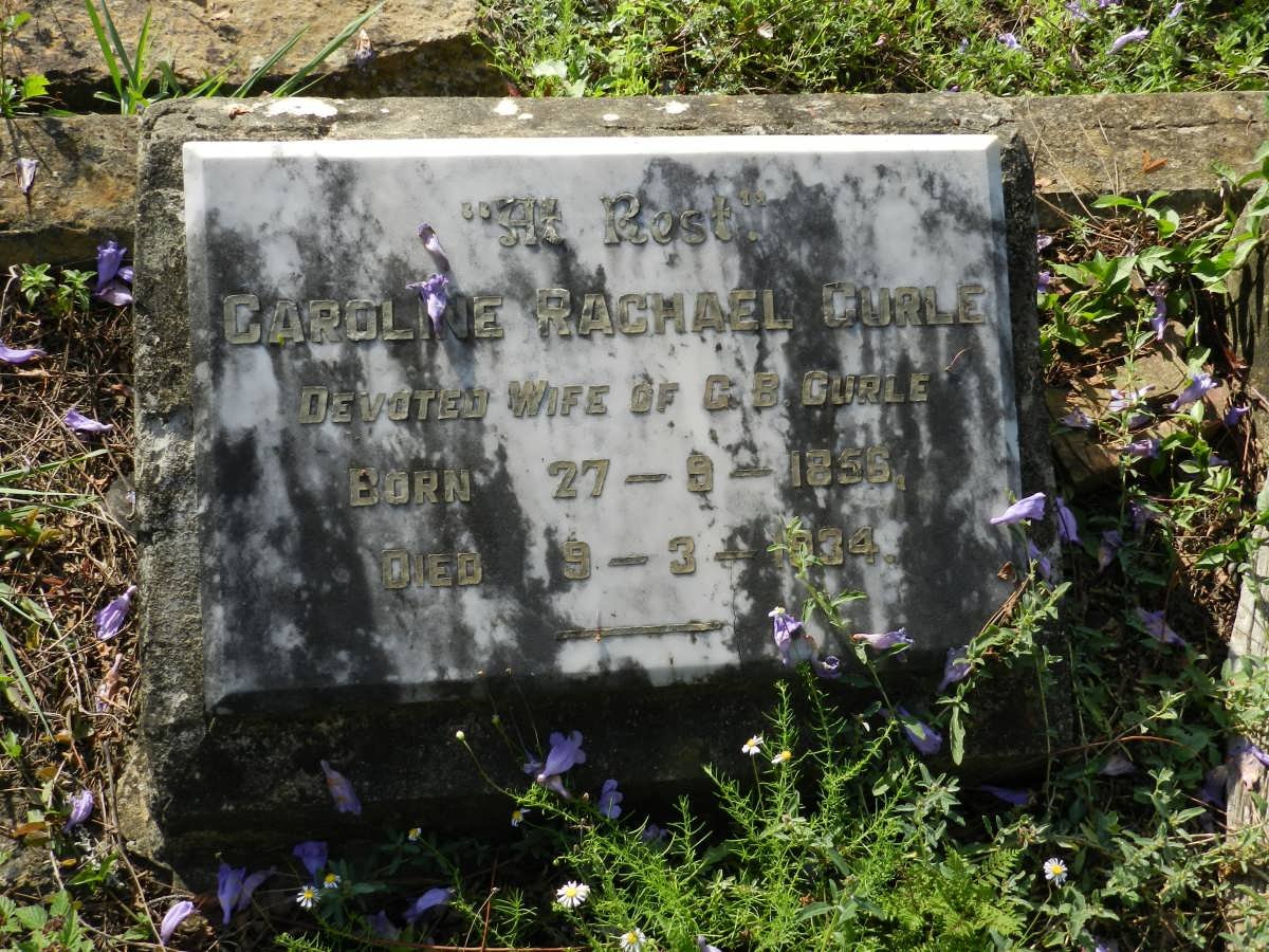 CURLE Caroline Rachael 1856-1934