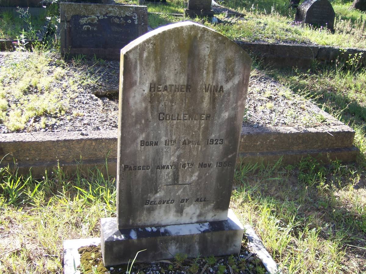 COLLENDER Heather Vina 1923-1956