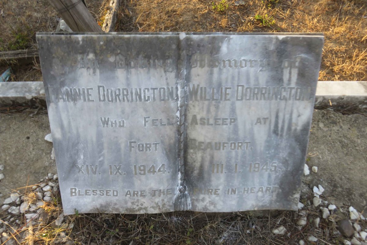 DORRINGTON Willie -1945 :: DORRINGTON Fannie -1944