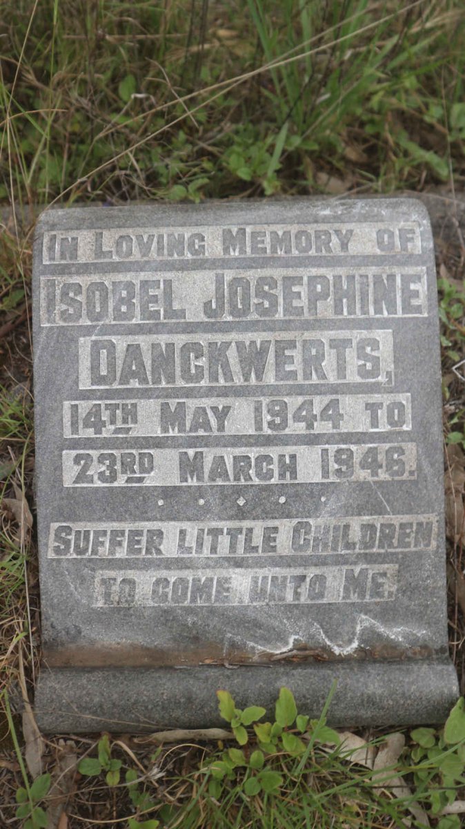 DANCKWERTS Isobel Josephine 1944-1946 