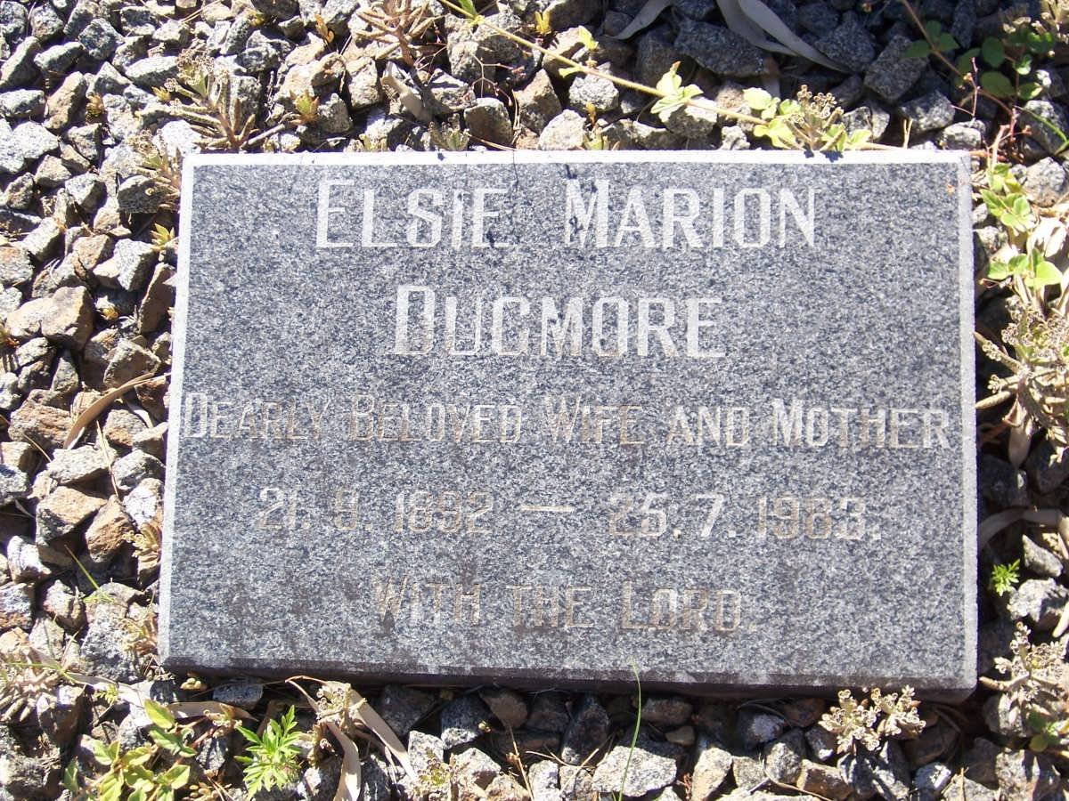 DUGMORE Elsie Marion 1892-1983