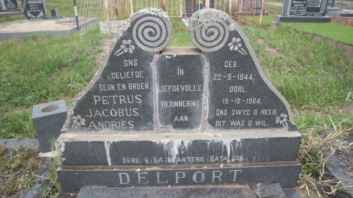 DELPORT Petrus Jacobus Andries 1944-1964