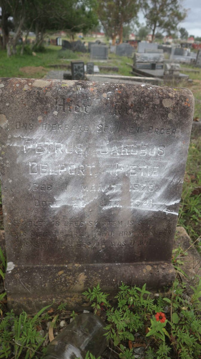 DELPORT Petrus Jakobus 1929-1941