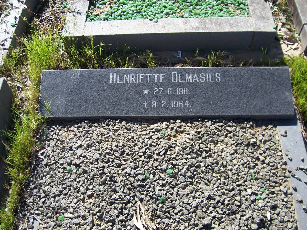 DEMASIUS Henriette 1911-1964