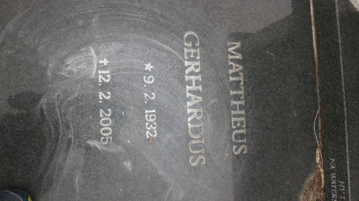 DALTON Mattheus Gerhardus 1932-2005 &amp; Myra 1933- 