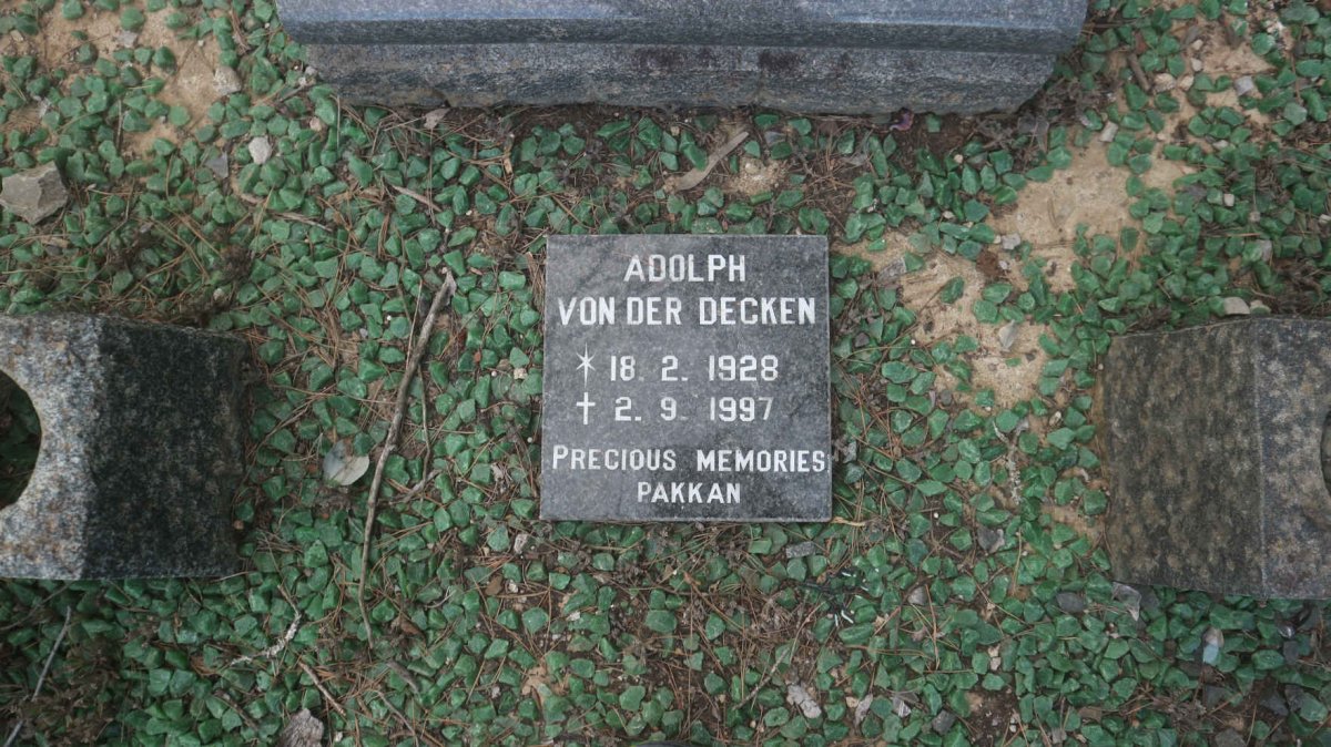 DECKEN Adolph, von der 1928-1997