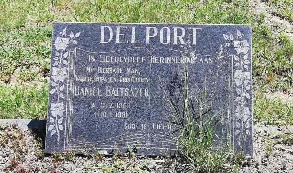 DELPORT Daniel Baltsazer 1903-1981