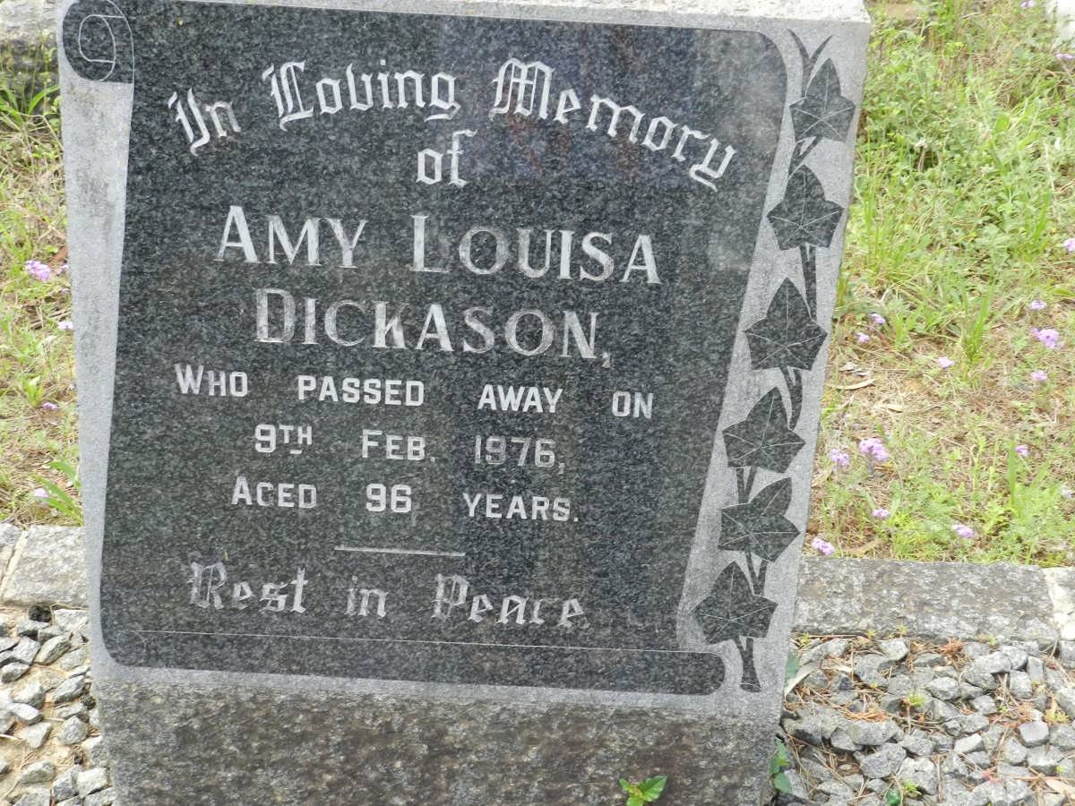 DICKASON Amy Louisa -1976