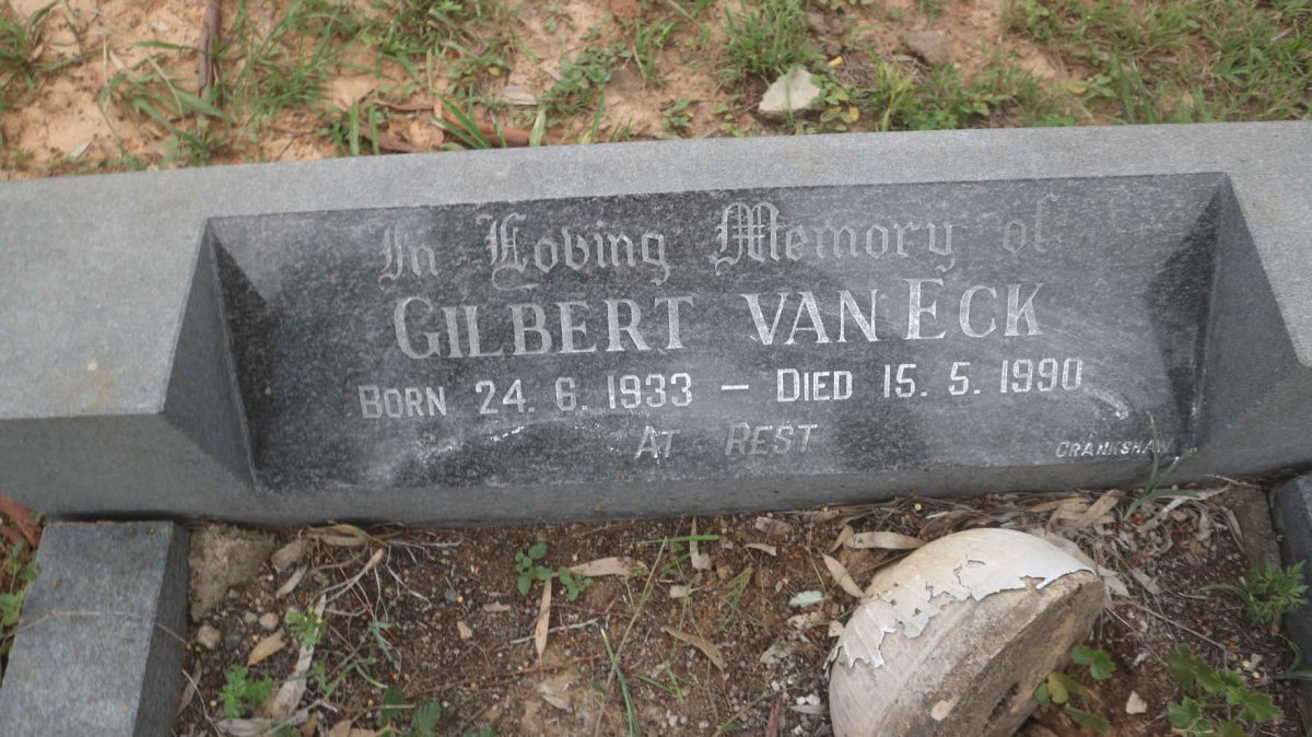 ECK Gilbert, van 1933-1990