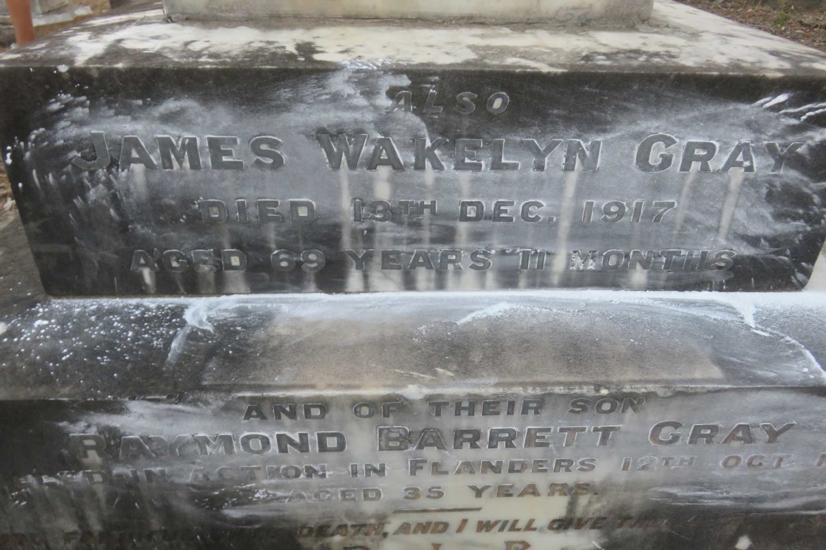 GRAY James Wakelyn -1917 :: GRAY Raymond Barrett -1916
