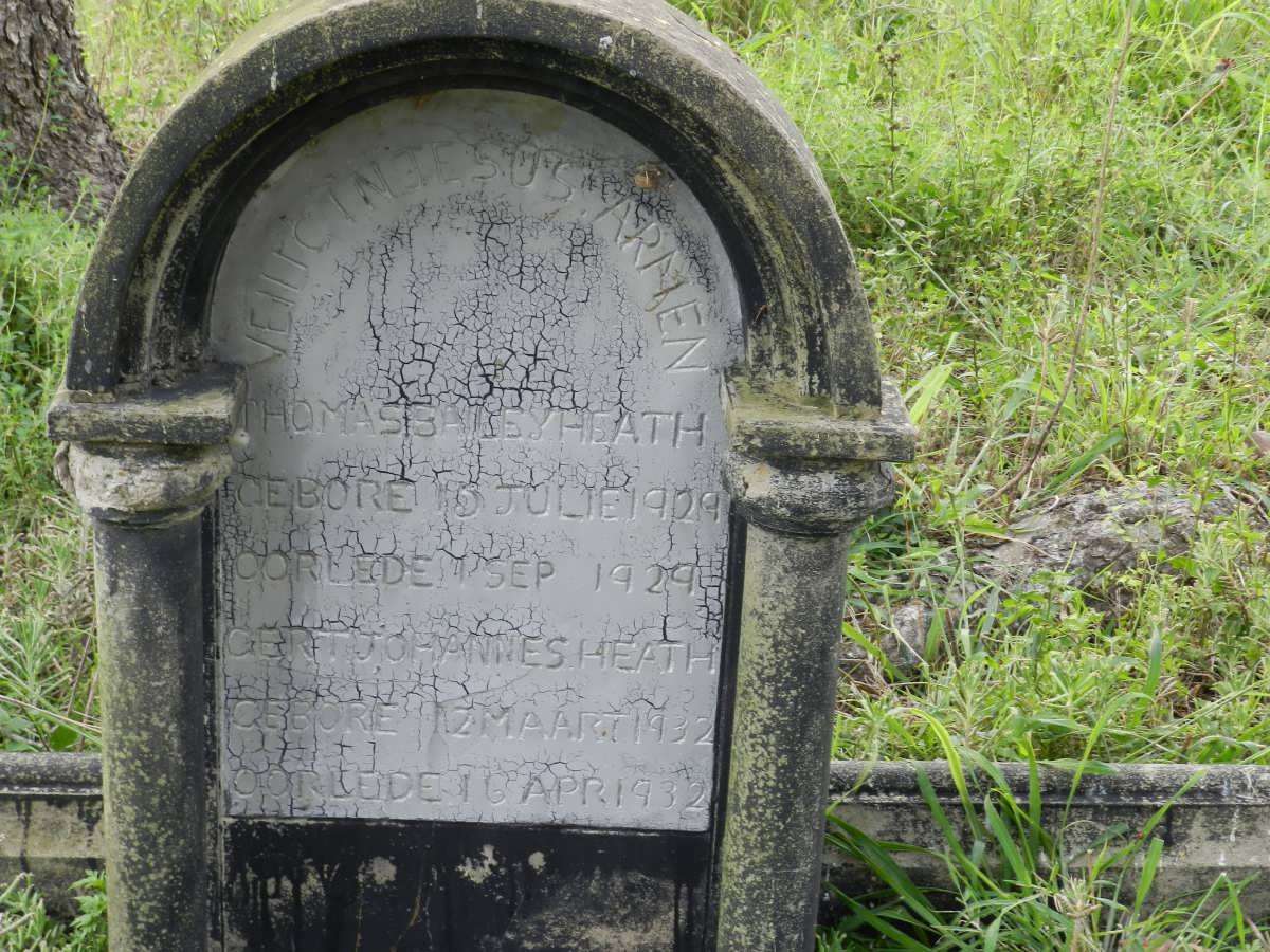 HEATH Thomas Bailey 1929-1929 :: HEATH Gert Johannes 1932-1932