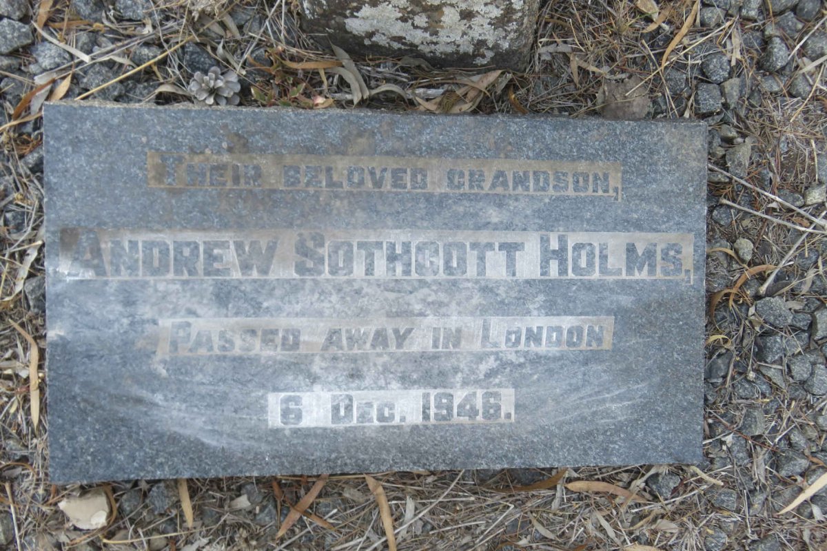 HOLMS Andrew Sothcott -1946