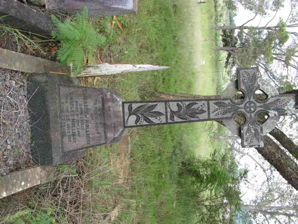 HOLLIDAY Elizabeth nee CROSS -1911