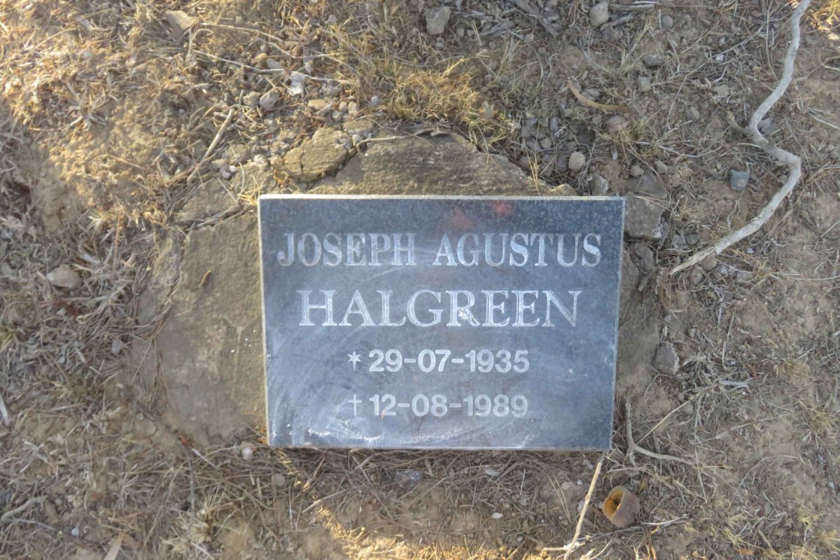 HALGREEN Joseph Agustus 1935-1989