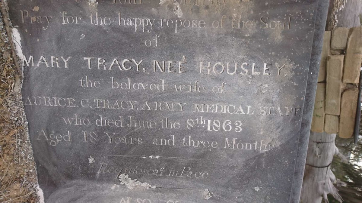 TRACY Mary nee HOUSLEY -1863