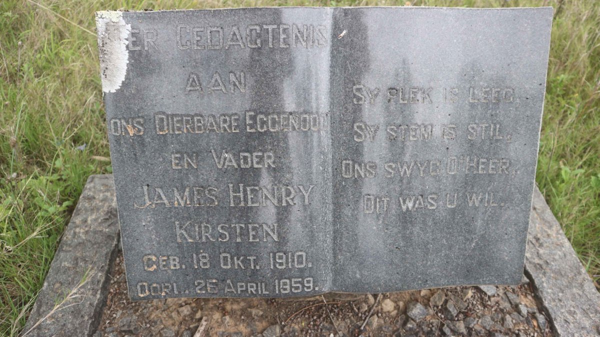 KIRSTEN James Henry 1910-1959 