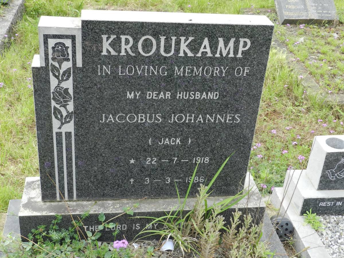 KROUKAMP Jacobus Johannes 1918-1986