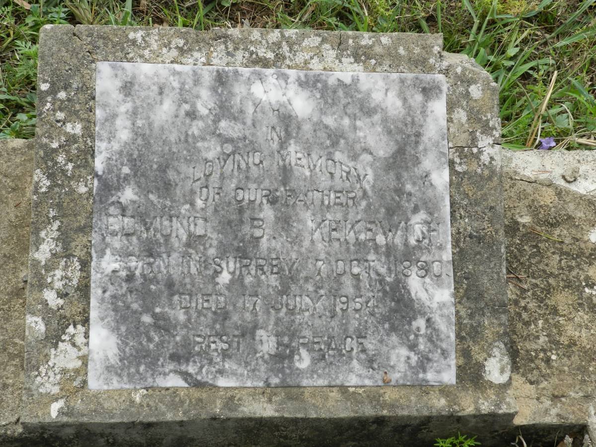 KEKEWICH Edmund B. 1880-1954