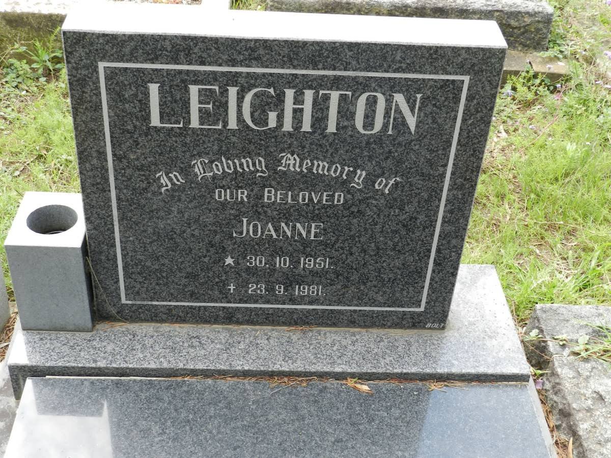 LEIGHTON Joanne 1951-1981